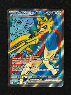 Pokemon Hop's Zacian ex 176/159 Sv09: Journey Together Holo (NM) - Image 1