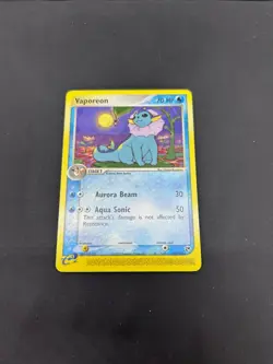 Pokemon Vaporeon 25/100 Sandstorm Regular Non Holo NM - Image 1