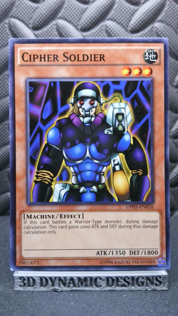| Yugioh Cipher Soldier OP03-EN016 Common Ots Tournament Pack 3 VLP 🔥 | - Image 1