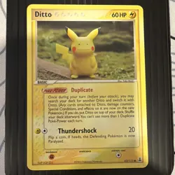 Pokemon TCG Delta Species Ditto (Pikachu) 063/113 Regular Basic 60 HP English - Image 1