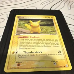 Pokemon TCG Delta Species Ditto (Pikachu) 063/113 Regular Basic 60 HP English - Image 2