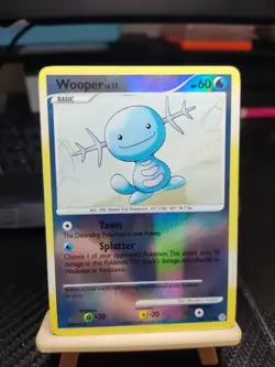 Wooper 118/132 Reverse Holo Pokemon Secret Wonders 2007 NM (Print line) - Image 1