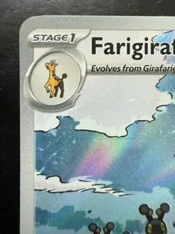 Pokemon Farigiraf 228/193 Paldea Evolved Illustration Rare (NM) - Image 2