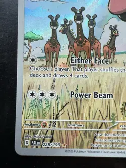 Pokemon Farigiraf 228/193 Paldea Evolved Illustration Rare (NM) - Image 4