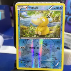 2016 Pokemon Psyduck XY - BREAKpoint 16/122 Common Reverse Holo LP - Image 1