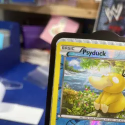 2016 Pokemon Psyduck XY - BREAKpoint 16/122 Common Reverse Holo LP - Image 3