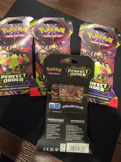 Pokemon TCG Perfect Order Booster Pack Set of 4 - Image 1