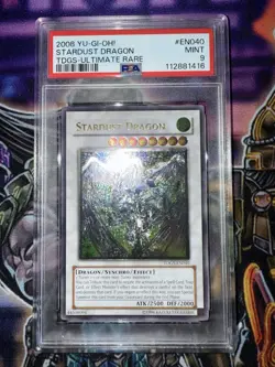 Yu-Gi-Oh! Stardust Dragon TDGS-EN040 Ultimate Rare 2008 PSA9 - Image 3
