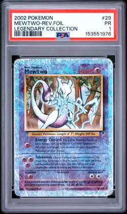 PSA 1 Mewtwo #29 Pokemon Legendary Collection - Image 1