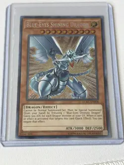 Yu-Gi-Oh! Blue-Eyes Shining Dragon LCKC-EN008 Secret Rare Unlimited Edition - Image 1