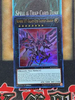 Yugioh Number 107: Galaxy-Eyes Tachyon Dragon BLLR-EN067 Ultra Rare 1st Ed NM - Image 1