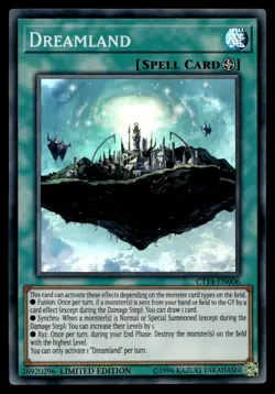 DREAMLAND CT14-EN006 SUPER RARE 2017 MEGA-TINS YU-GI-OH - Image 1
