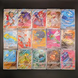 Pokemon TCG - Lot Of 15 Cards - Mix of Full Art EX's & Illustration Rare Cards - Image 1