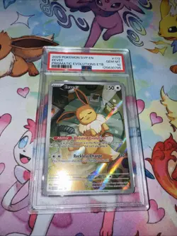 PSA 10 GEM MINT EEVEE 173 Black Star Promo Prismatic Evolutions Pokemon Card - Image 1