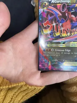 Pokemon Mega M Garchomp EX Black Star Promo Rare Holo Card XY168 - Image 4