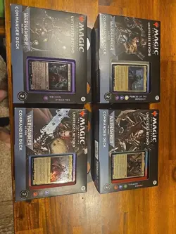 Wizards of the Coast Magic The Gathering Warhammer 40K Commander Deck- 100 Cards - Image 1