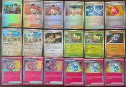 Pokemon Prismatic Evolutions 29 Pokeball/17 EX/9 Full Trainers Card Lot - Image 1