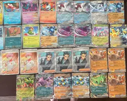 Pokemon Prismatic Evolutions 29 Pokeball/17 EX/9 Full Trainers Card Lot - Image 3