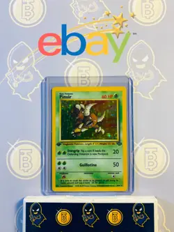 Pinsir 9/64 1st Edition MP Jungle Set 1999 Pokemon Card Holo Rare Holofoil - Image 1