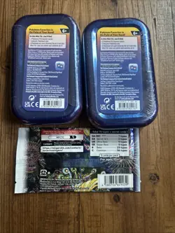 Lot Of 2 Pokemon TCG KANTO Tins and (1) pack of Murakami cards - Image 5