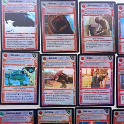 40 x Star Wars SWCCG CCG ALL FOIL Light Side RARE Decipher Cards NM-MINT Job Lot - Image 5
