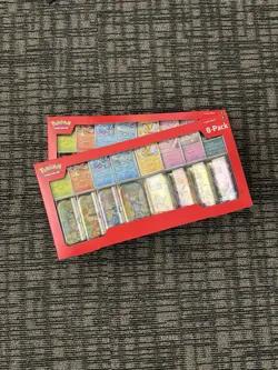 Pokemon TCG Scarlet & Violet Prismatic Evolutions Mini Tins Sealed, 8-Card - Image 1