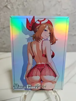 May Trading Card Waifu Goddess Story Anime Girl holo Karte Manga Full Art - Image 1
