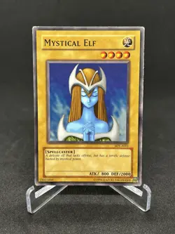 Yugioh Mystical Elf SDY-A001 Common Unlimited Edition MP - Image 1