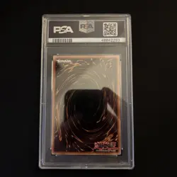 2005 Yu-Gi-Oh Dark Magician Forbidden Legacy Promo PSA 8 NM-MT - Image 2