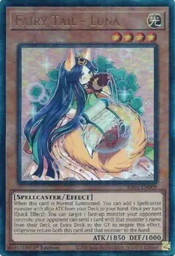 Yugioh! LP Fairy Tail - Luna - RA01-EN009 - Prismatic Ultimate Rare - 1st Editio - Image 1
