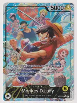 One Piece English - Monkey.D.Luffy - OP15-098 - Alt Art - NM - Image 1