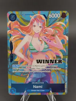 Nami (Heroines Battle Winner Pack) PR One Piece Promotion Cards P-112 NM - Image 1