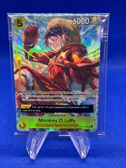 SEALED One Piece Illustration Box Vol. 3 Monkey D Luffy OP07-109 Promo - Image 1