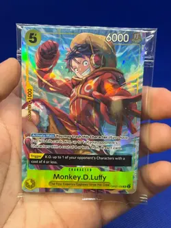 SEALED One Piece Illustration Box Vol. 3 Monkey D Luffy OP07-109 Promo - Image 2