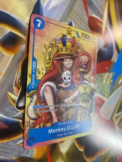 Bandai Monkey.D.Luffy P-043 One Piece Promo 7000 Power 7 Cost - Image 2