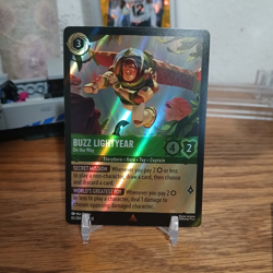 Disney Buzz Lightyear-On the Way 85/204 Rare Holofoil Wilds Unknown Lorcana TCG - Image 1