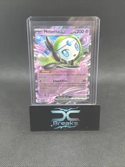 Meloetta ex 44/86 - NM - Pokemon TCG Black Bolt (BLK) Double Rare Holo - Image 1