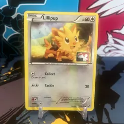 Lillipup 81/114 Crosshatch League Promo Black & White Pokemon TCG - Image 1