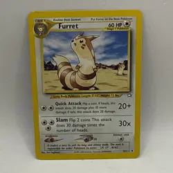 Pokemon TCG Furret Neo Genesis Set 35/111 English Uncommon Unlimited MP Card - Image 1