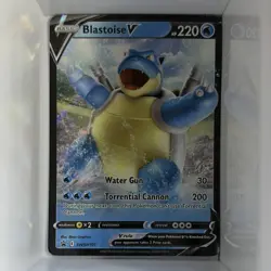 Pokemon TCG Blastoise V SWSH101 Sword & Shield Promo Holo Card 220HP English - Image 1