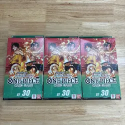 LOT OF 3 DECKS Bandai One Piece Card Game Starter Deck EX Luffy & Ace ST-30 - Image 1