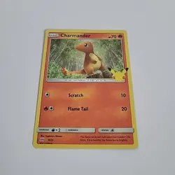 Pokemon Charmander 9/25 HOLO 25th Anniversary Mcdonalds Promo 2021 Card - Image 1