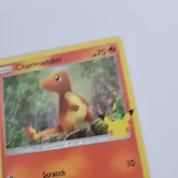 Pokemon Charmander 9/25 HOLO 25th Anniversary Mcdonalds Promo 2021 Card - Image 4
