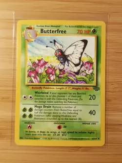 Butterfree 33/64 - Uncommon Jungle Pokemon Card - Good Condition - Image 1