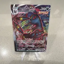 Pokemon TCG Umbreon VMAX Holo Card 095/203 Ultra Rare SWSH07: Evolving Skies - Image 1