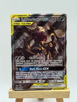 Pokemon TCG Umbreon Darkrai GX SM241 Tag Team Black Star Promo Holo Card - Image 1