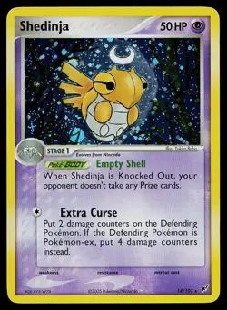 Pokemon Card - Shedinja Deoxys 14/107 Holo Rare - Image 1