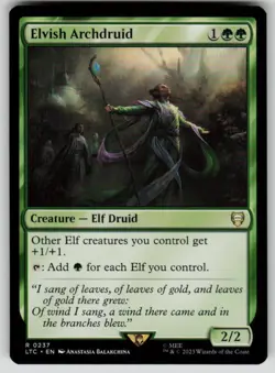 Elvish Archdruid Commander: The Lord of the Rings 237 MTG NM - Image 1