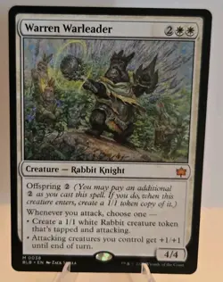 Warren Warleader MTG Bloomburrow Regular - Image 1