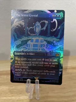 MTG The Water Crystal Borderless FOIL #0333 Final Fantasy Rare NM/M - Image 1